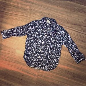 BABY GAP boys floral dress shirt